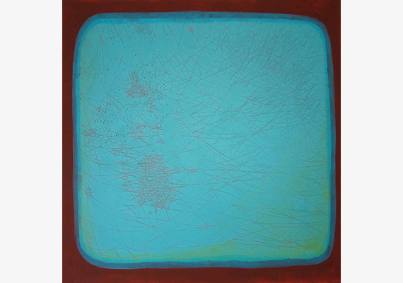 planeten r-b-g | 140 x 140 cm | Öl/Acryl auf Leinwand  | 2011